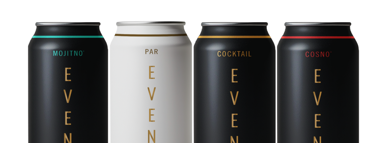 EVEN Non-alcoholic cocktail lineup