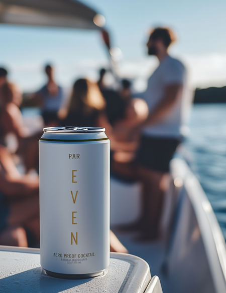 A can of Par on a boat