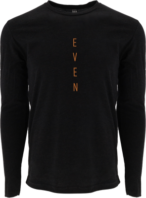 EVEN Vintage Black Long Sleeve Tee